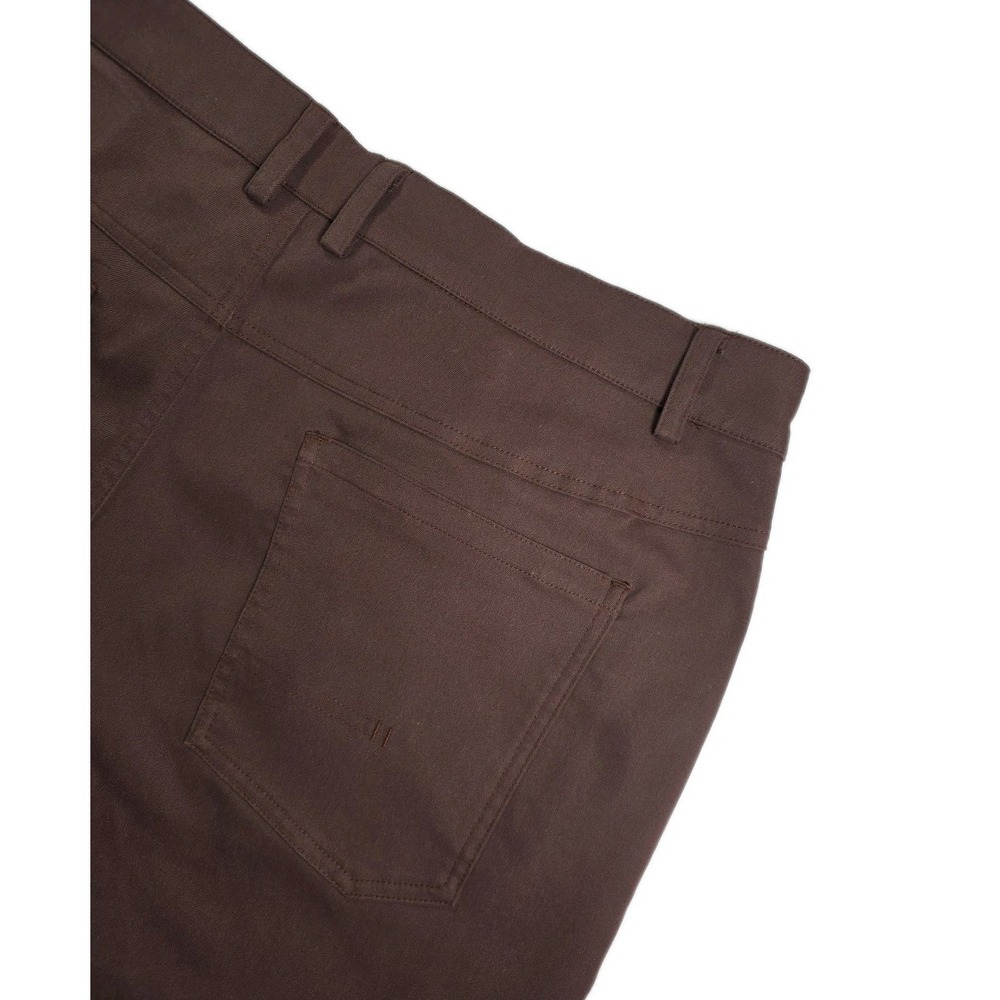Myles Pants Men 36 BROWN Athletic CHINO 5 POCKET ‎ Performance Golf PANTS